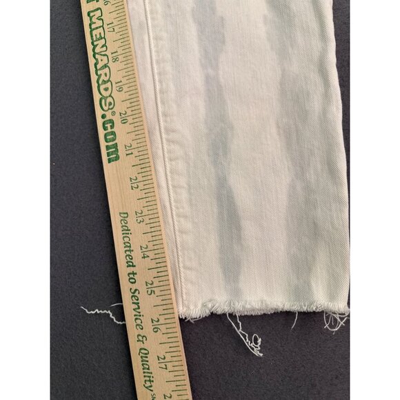 Gap Denim Womens Tie-Dye White & Light Blue True Skinny Jeans Size 10/30 - Picture 10 of 10